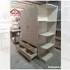 TỦ quần áo mdf 1m8 với kiểu dáng thiết kế hiện đại. Màu sắc đơn giản nhưng không kém phần sang trọng.