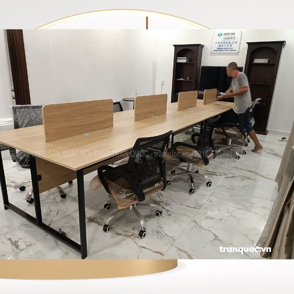 Cụm bàn làm việc 8 người Cụm bàn làm việc 8 người